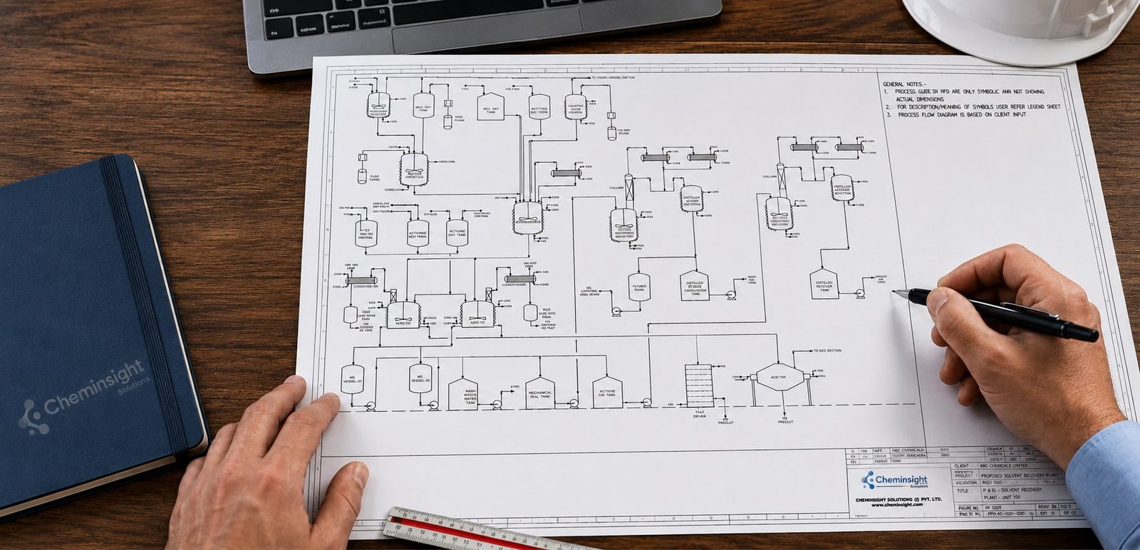 Cheminsight process flow diagram under review during FEED
