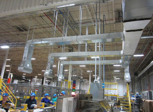 Air handling units and HVAC ducting installed by Cheminsight