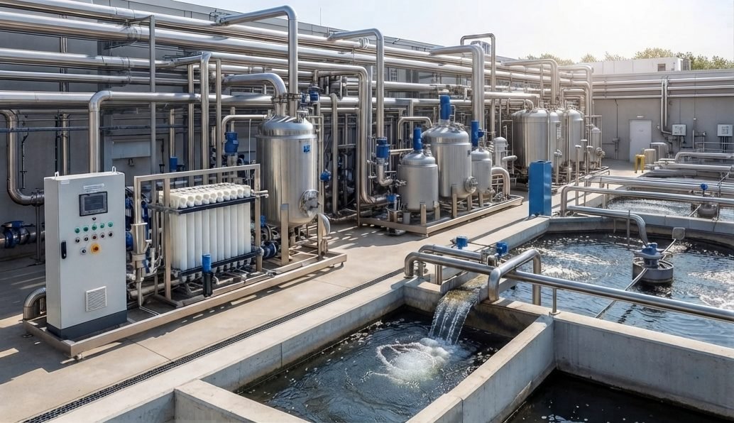 Industrial water and effluent treatment plant